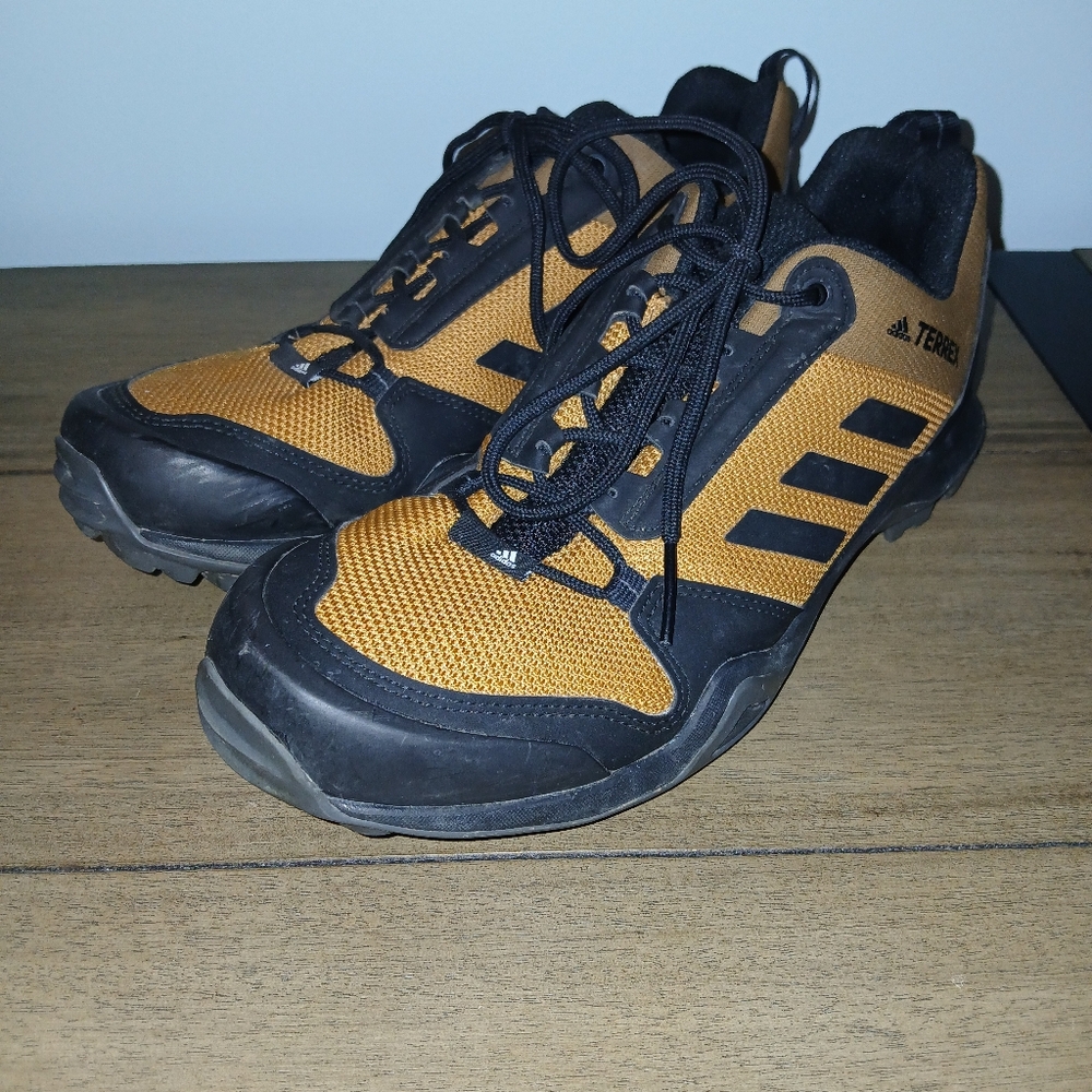 ADIDAS TERREX CONTINENTAL Men’s Size 8.5 Brown Gold TRAIL HIKING SHOES G28407